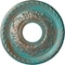 Ekena Millwork Palmetto Ceiling Medallion (Canopies up to 4 7/8"), 12 1/8"OD x 3 1/2"ID x 1"P, Copper Green Patina CM12PMCGS - alternate 1